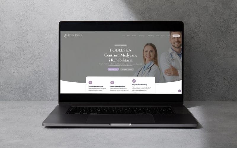 Bydgoszcz projektowanie stron www strona dla przychodni